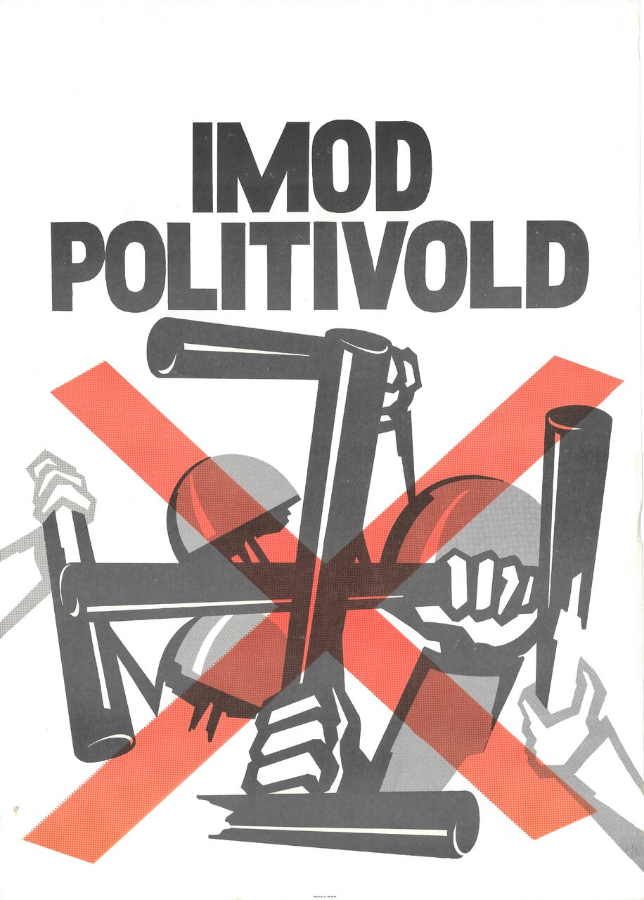 Christiania Poster "IMOD POLITIVOLD"