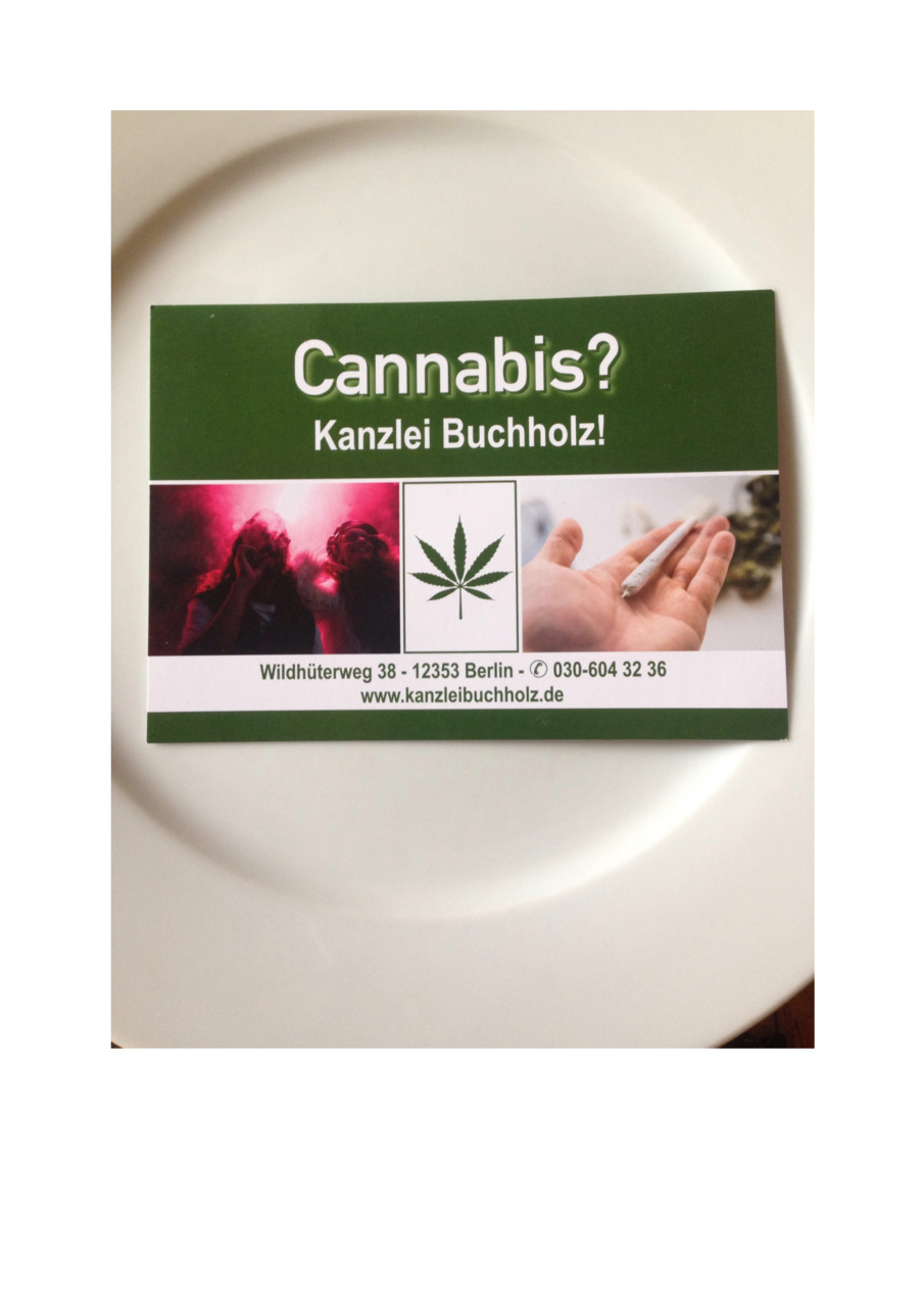 Cannabis advocacy Kanzlei Buchholz Berlin (Preview-Image of the first PDF Page)